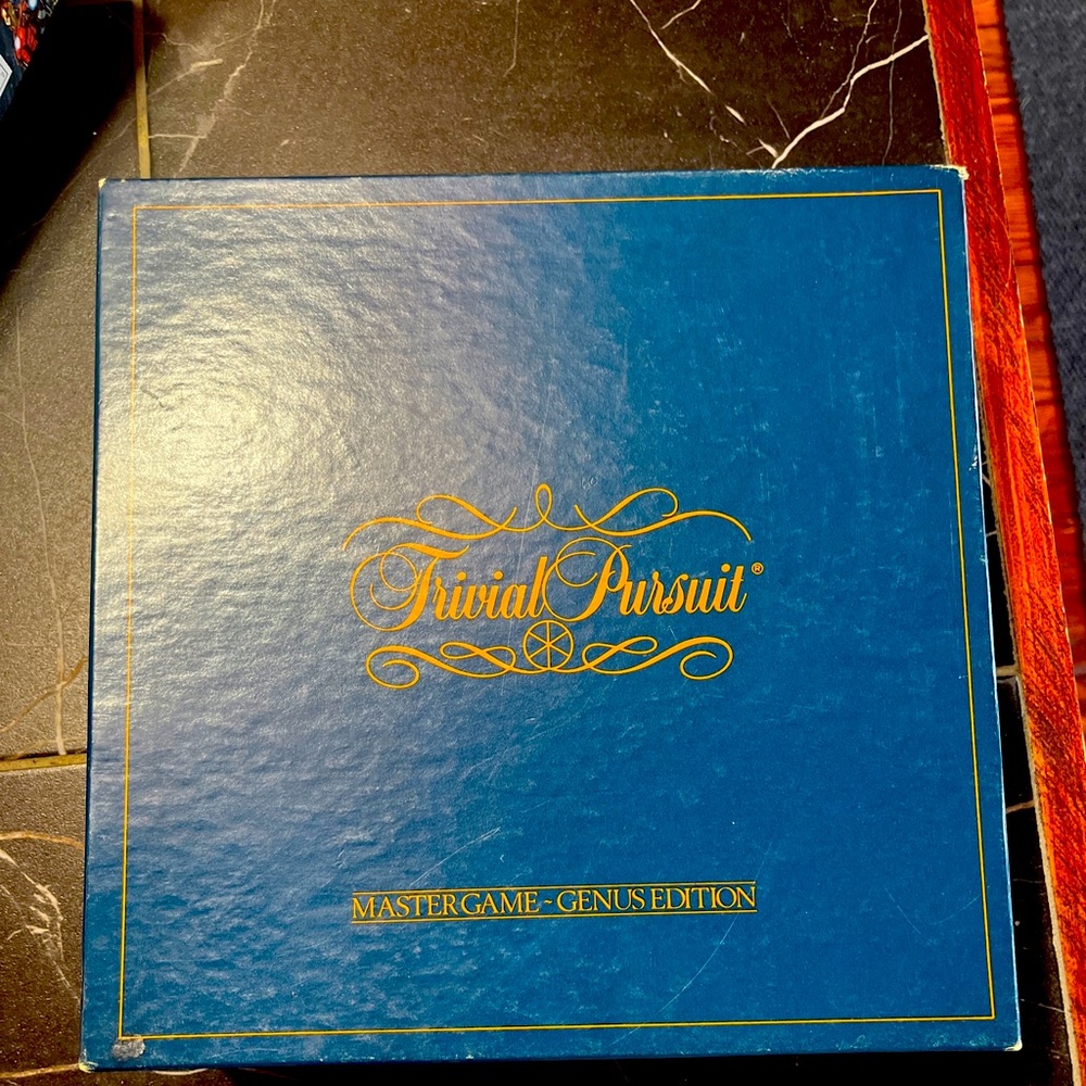 Original Vintage 1981 Complete Trivial Pursuit Master Board Game Genus Edition
